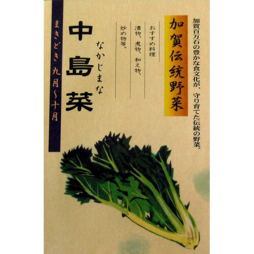 漬け菜 種 【 加賀伝統野菜中島菜 】 種子