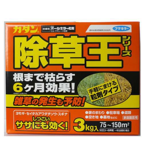 除草剤 カダン 【除草王 オールキラー粒剤 3kg】