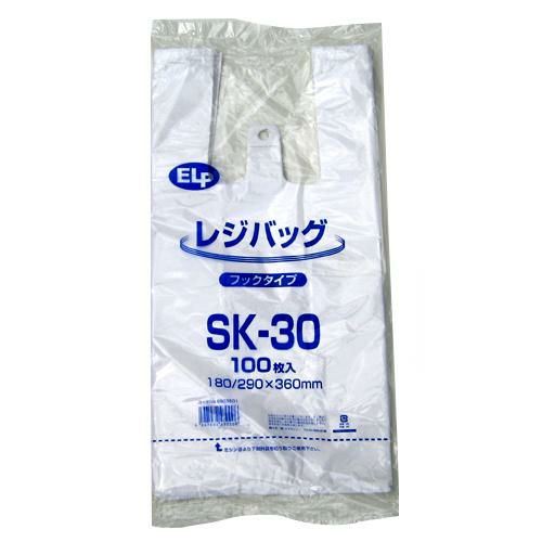 レジバッグ SK30号 サイズ:180/290×360mm 100枚入
