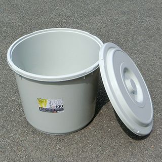 物樽 ♯100 中蓋付 グレー