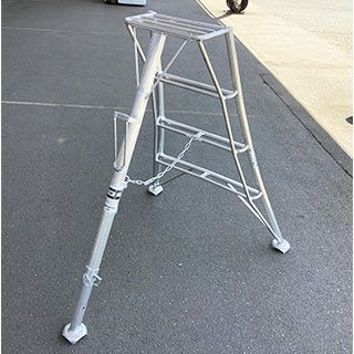アルミ園芸三脚 ステップタイプ 4尺