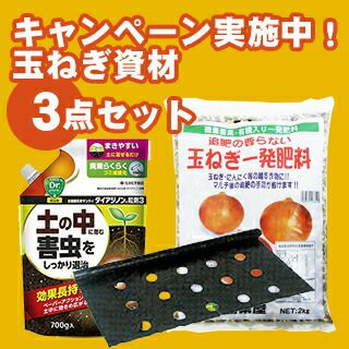 プロ御用達！玉ねぎを作る資材3点セット