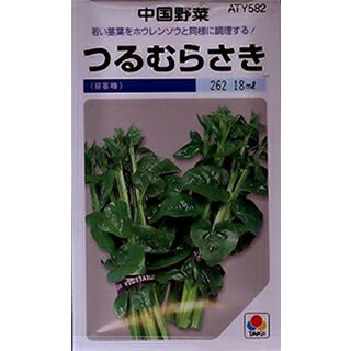 中国野菜 種 【 つるむらさき（青軸） 】 1dl ( 中国野菜の種 )