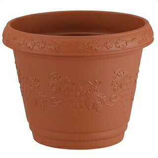 クレストプランター 丸380型 ブラウン