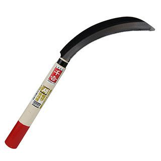 左利き用　鋸鎌 160ｍｍ 草刈り 稲刈り ノコギリ鎌