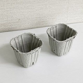 花菜ポット 10.5cm 20連結25枚入 育苗ポット 紙ポット エコポット